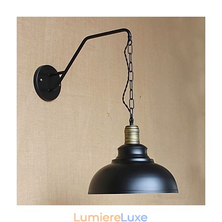 Applique murale simple et créative, style industriel, style rétro américain, en fer, pour chambre à coucher, chevet Applique murale simple et créative, style industriel, style rétro américain, en fer, pour chambre à coucher, chevet