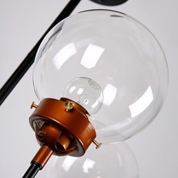 Lampe suspendue Magic Beans, design créatif, design individuel, en fer forgé, style éolien