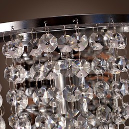 Applique murale contemporaine en cristal à 1 lumière