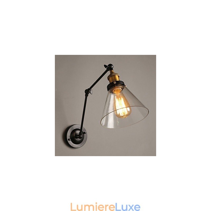 Applique murale double section Titan rétro style loft rural créatif