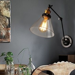 Applique murale double section Titan rétro style loft rural créatif