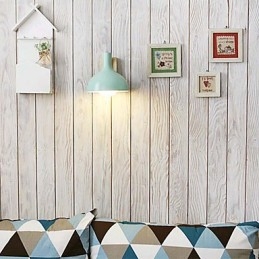 Appliques murales modernes contemporaines en bois et bambou