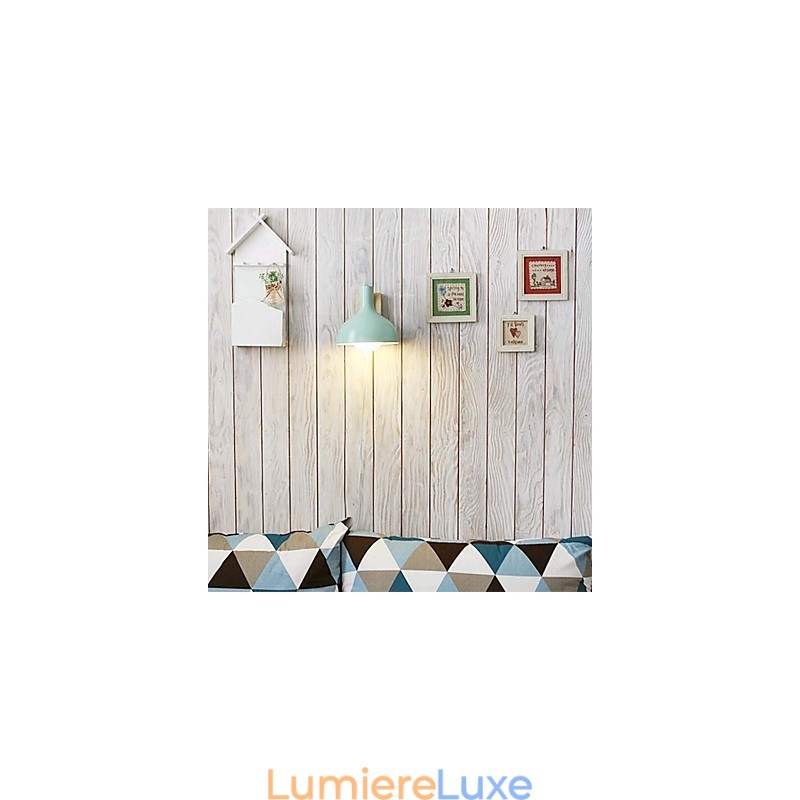 Appliques murales modernes contemporaines en bois et bambou