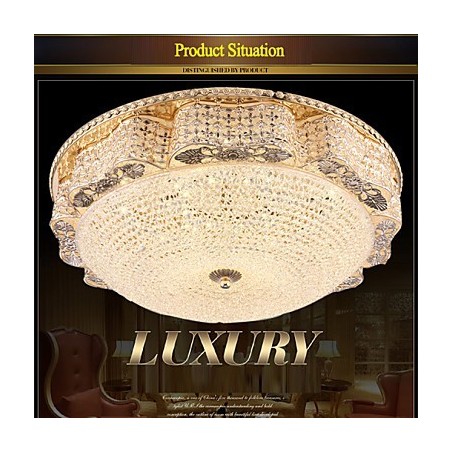 Plafonnier en cristal de luxe moderne, éclairage d'intérieur, diamètre 50 cm Plafonnier en cristal de luxe moderne, éclairage d'intérieur, diamètre 50 cm