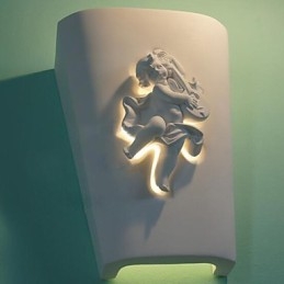 Applique murale créative rurale méditerranéenne de style européen Cupidon