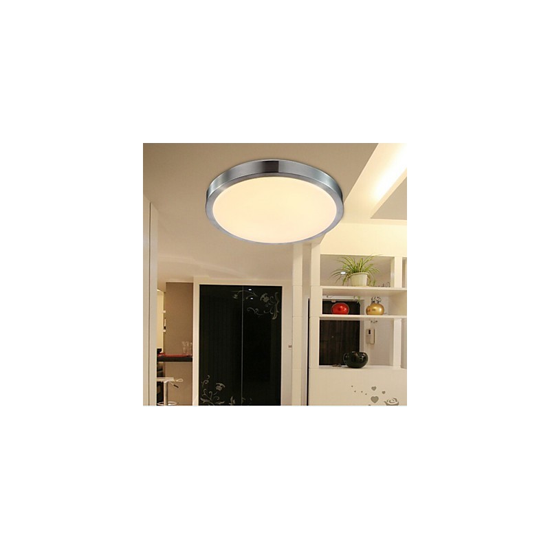Plafonnier rond simple et moderne, diamètre 29 cm