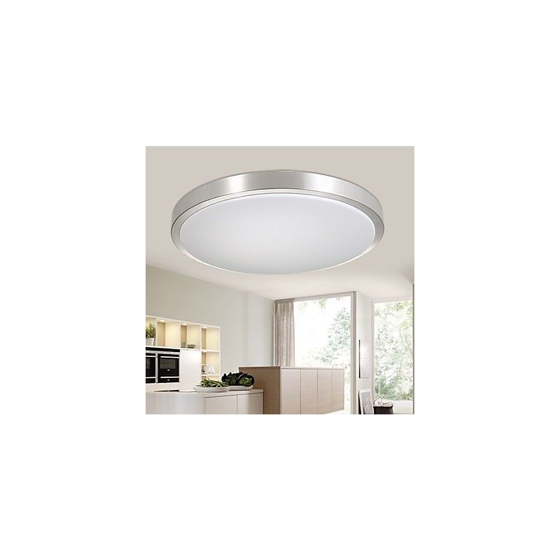 Plafonnier rond simple et moderne, diamètre 29 cm