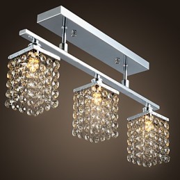 Lustre linéaire Island Light Crysal 3 lumières