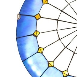 Plafonniers de style méditerranéen, luminaires chaleureux, diamètre 40 cm