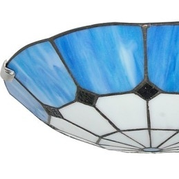 Plafonniers de style méditerranéen, luminaires chaleureux, diamètre 40 cm