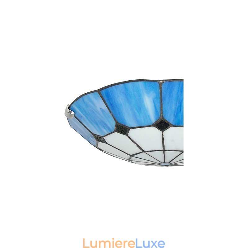 Plafonniers de style méditerranéen, luminaires chaleureux, diamètre 40 cm