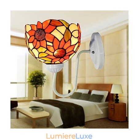 Applique murale de luxe classique tournesol pour villa, clubhouse, décoration artistique Applique murale de luxe classique tournesol pour villa, clubhouse, décoration artistique