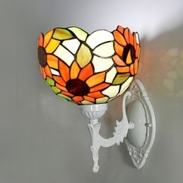Applique murale de luxe classique tournesol pour villa, clubhouse, décoration artistique
