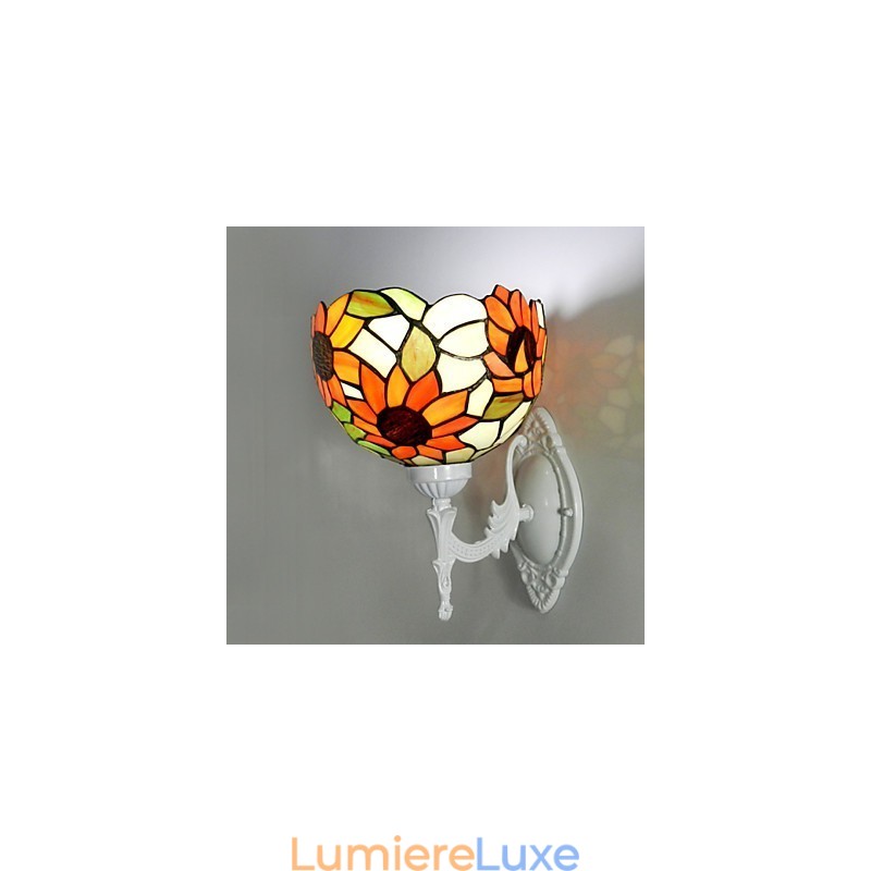 Applique murale de luxe classique tournesol pour villa, clubhouse, décoration artistique