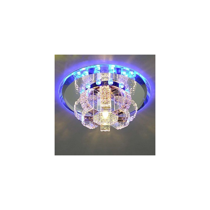 Plafonnier en cristal, spot SMD 3 W, lampe créative, absorbe la lumière du dôme