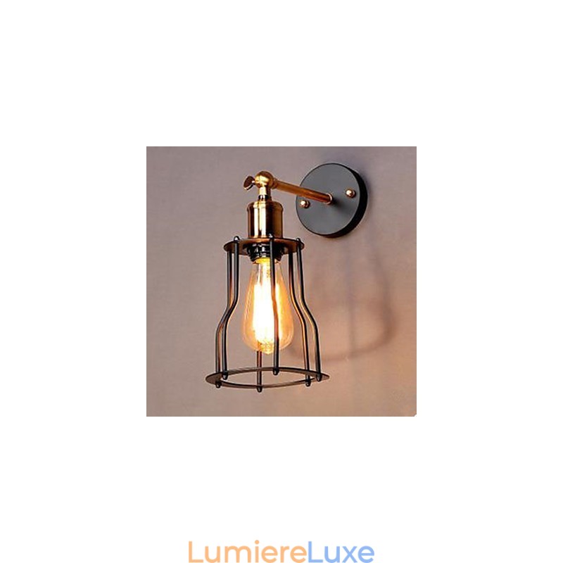 Lampe murale à cadre en fer, design de personnages littéraires et artistiques