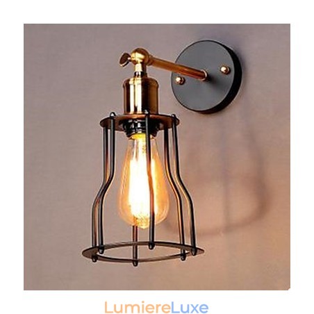Lampe murale à cadre en fer, design de personnages littéraires et artistiques Lampe murale à cadre en fer, design de personnages littéraires et artistiques