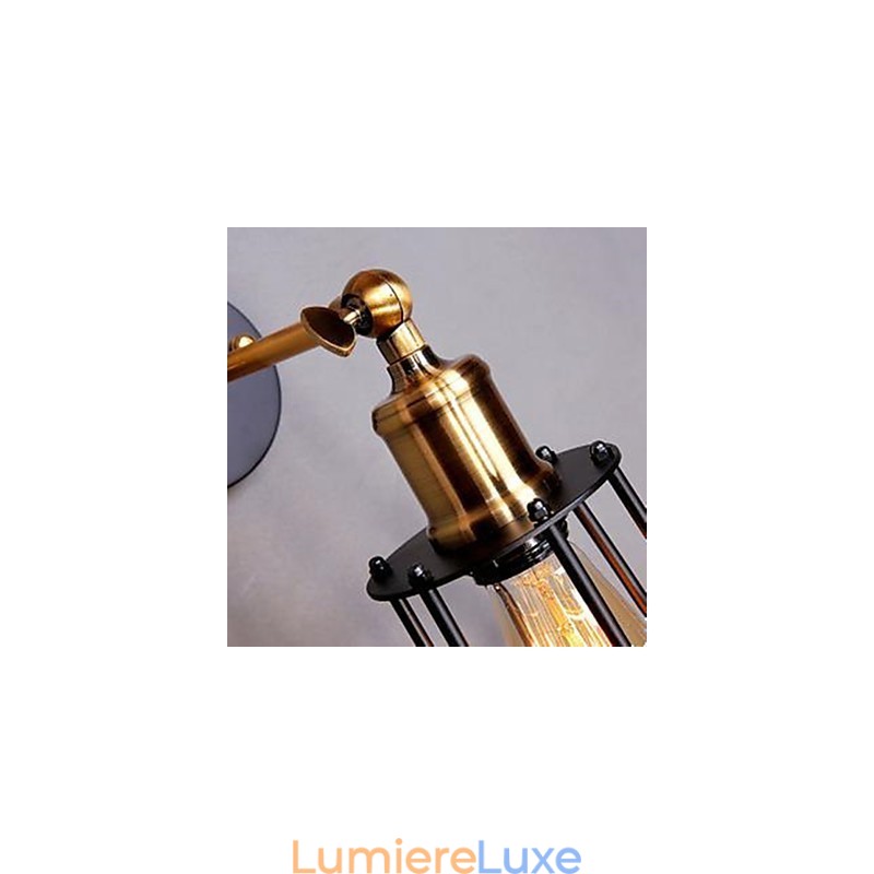 Lampe murale à cadre en fer, design de personnages littéraires et artistiques
