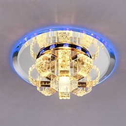 Plafonnier en cristal, spot SMD 3 W, lampe créative, absorbe la lumière du dôme