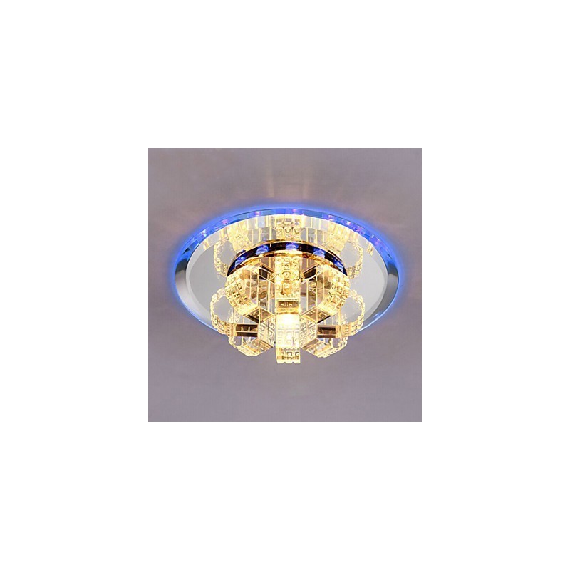 Plafonnier en cristal, spot SMD 3 W, lampe créative, absorbe la lumière du dôme