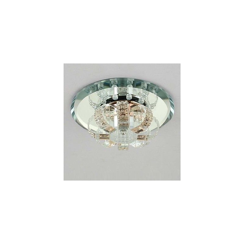 Plafonnier en cristal, spot SMD 3 W, lampe créative, absorbe la lumière du dôme