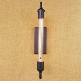 Applique murale décorative en forme de flûte, style européen et rétro, pour restaurant, ampoule Edison