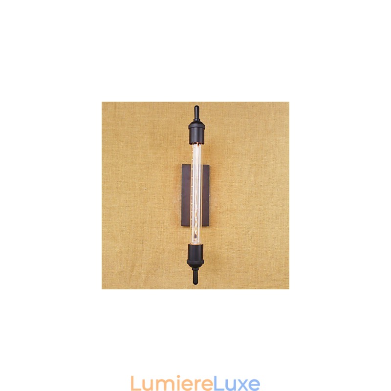 Applique murale décorative en forme de flûte, style européen et rétro, pour restaurant, ampoule Edison