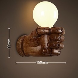 Applique murale européenne créative rétro Fist