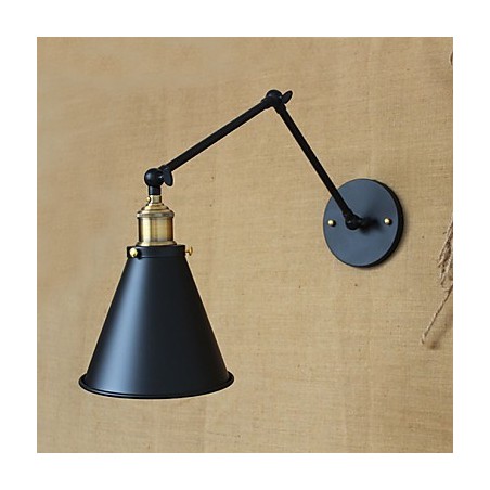 Applique murale minimaliste à bras long pour lit double, style pastoral américain, pour allée, entrepôt, entrée Applique murale minimaliste à bras long pour lit double, style pastoral américain, pour allée, entrepôt, entrée