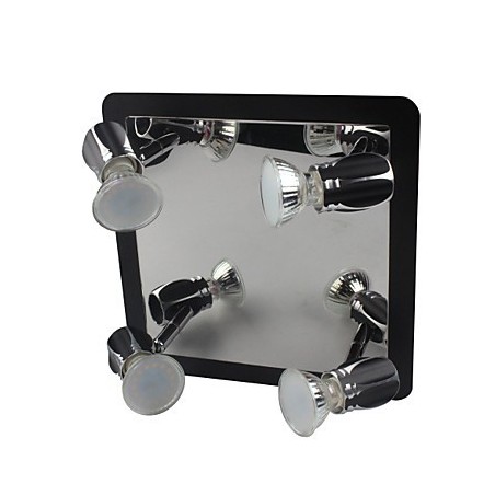 Appliques murales noires modernes pour salle de bain avec 4 lumières Appliques murales noires modernes pour salle de bain avec 4 lumières