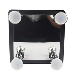 Appliques murales noires modernes pour salle de bain avec 4 lumières