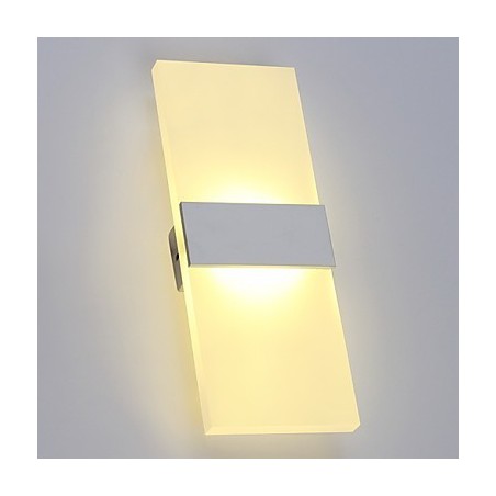 Applique murale en acrylique de style moderne et simple, pour salon, couloir, café, chambre à coucher, chambre d'enfant, lampe de chevet Applique murale en acrylique de style moderne et simple, pour salon, couloir, café, chambre à coucher, chambre d'enfant, lampe de chevet