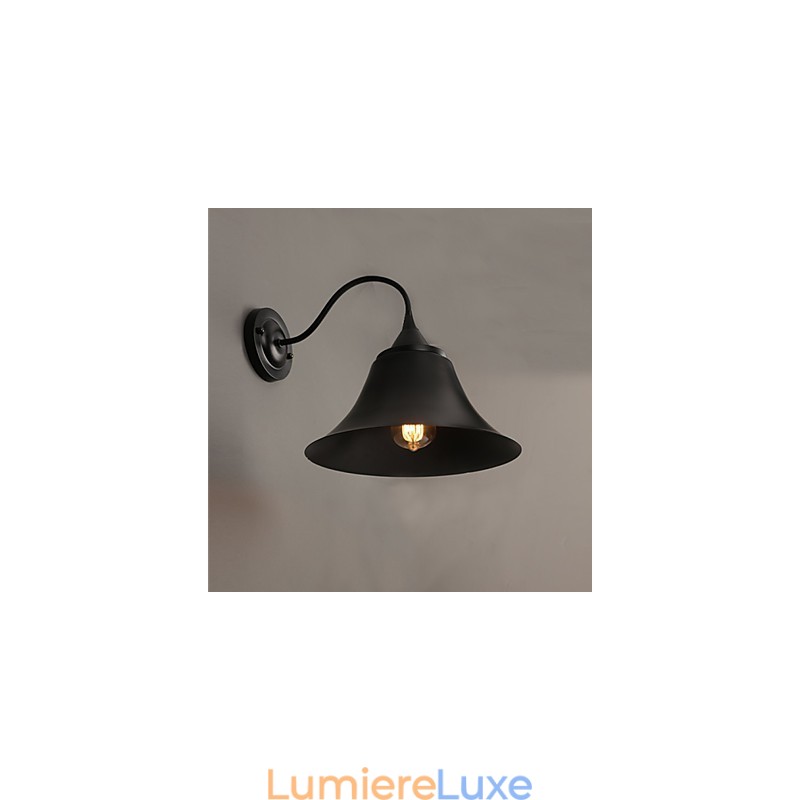 Applique murale design Duds Loft Style ancien en fer noir