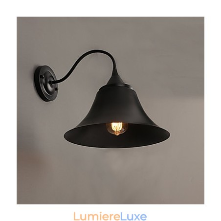 Applique murale design Duds Loft Style ancien en fer noir Applique murale design Duds Loft Style ancien en fer noir