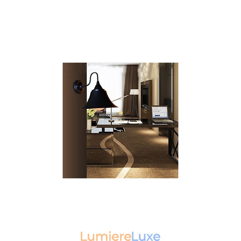 Applique murale design Duds Loft Style ancien en fer noir