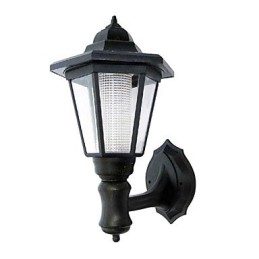 Applique murale solaire avec abat-jour noir