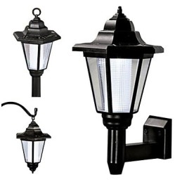 Applique murale solaire avec abat-jour noir