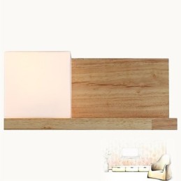 Applique murale une lumière et verre