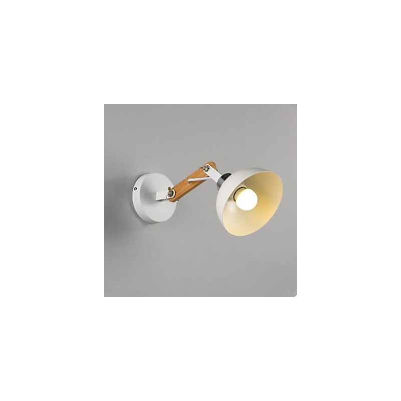 Lampe murale créative américaine en bois massif pour chambre à coucher, couloir, escalier, tête de lit