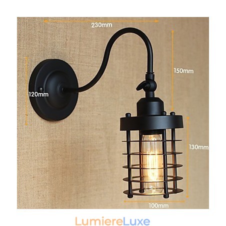 Décoration murale minimaliste noire mate de style country américain Décoration murale minimaliste noire mate de style country américain
