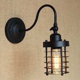 Décoration murale minimaliste noire mate de style country américain