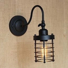 Décoration murale minimaliste noire mate de style country américain
