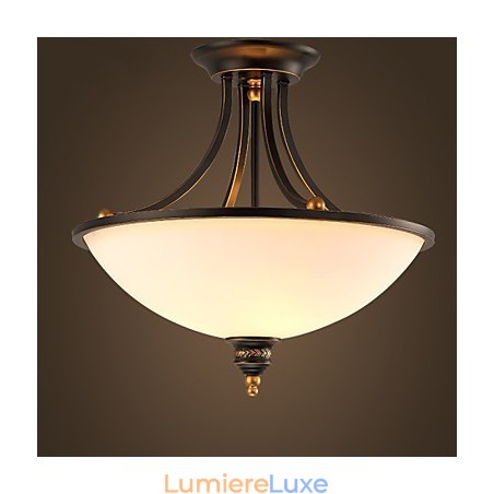 Plafonniers pastoraux simples en bronze Phnom Penh, lampes de plafond américaines et européennes Plafonniers pastoraux simples en bronze Phnom Penh, lampes de plafond américaines et européennes