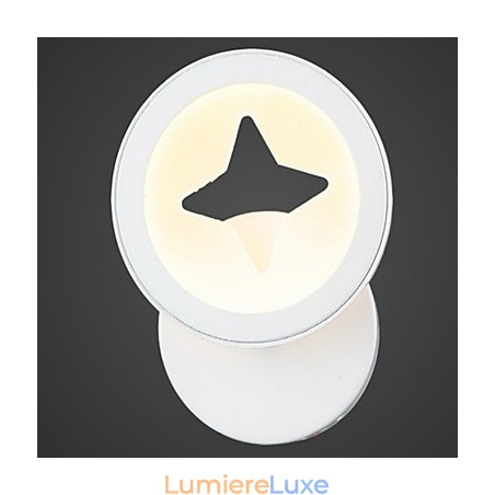 Applique murale d'intérieur avec éclairage lumineux et acrylique