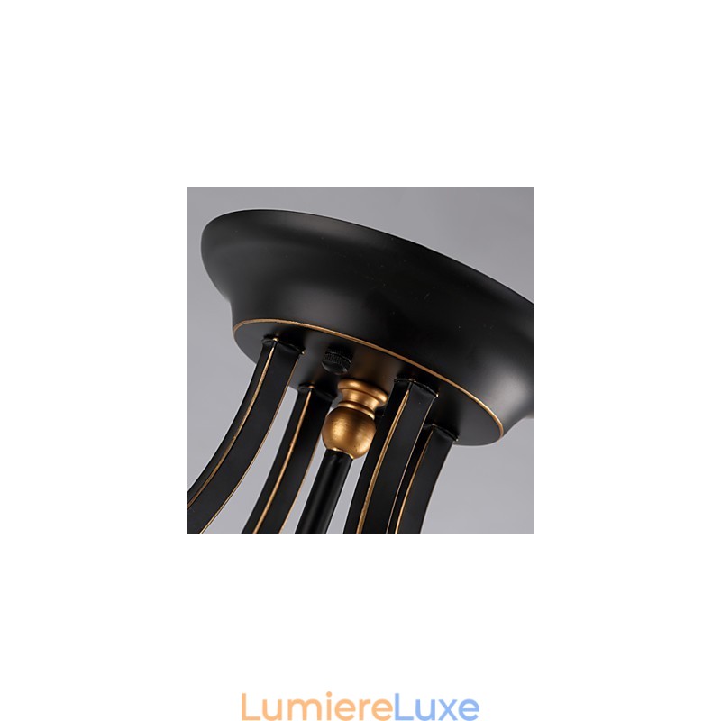 Plafonniers pastoraux simples en bronze Phnom Penh, lampes de plafond américaines et européennes