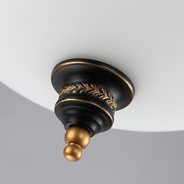 Plafonniers pastoraux simples en bronze Phnom Penh, lampes de plafond américaines et européennes