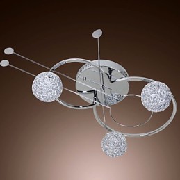 Plafonnier encastré électroplaqué contemporain moderne