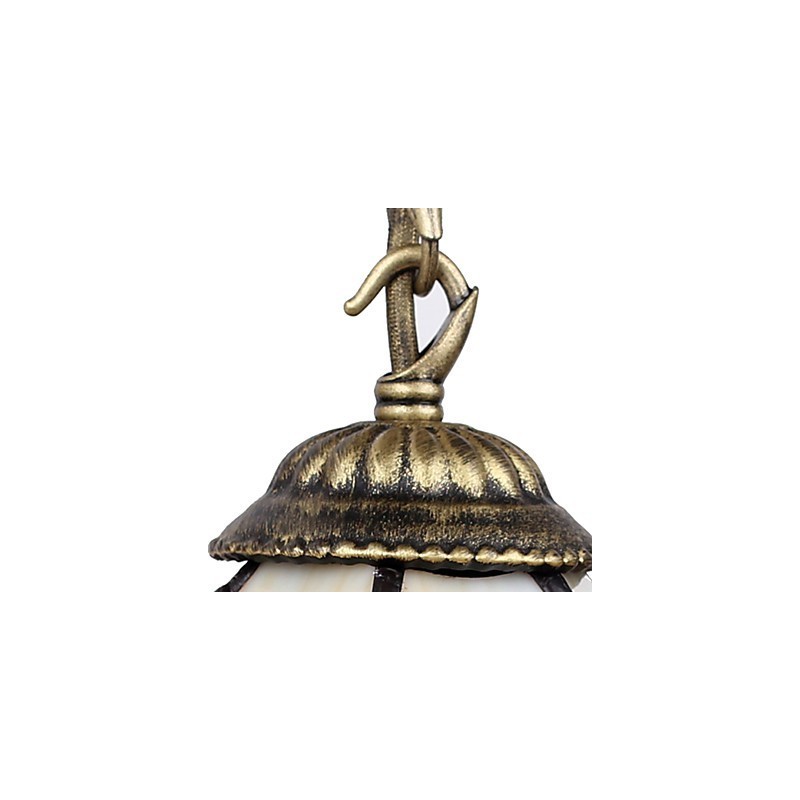 Applique murale créative en fer forgé de style rural européen, luminaires en verre