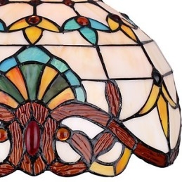Applique murale créative en fer forgé de style rural européen, luminaires en verre