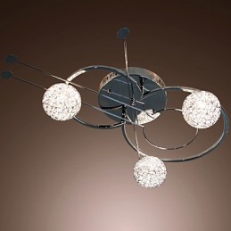 Plafonnier encastré électroplaqué contemporain moderne